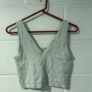 Cloud Seamless V-Neck Crop Tank